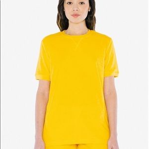 American Apparel Terry Sports T-shirt Freesia L